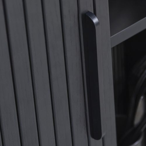 Buffet Bois Noir Alba 140x45cm