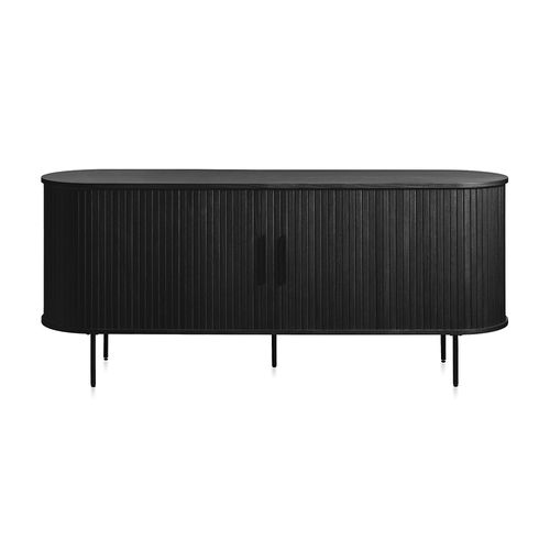Buffet Bois Noir Alba 180x45cm
