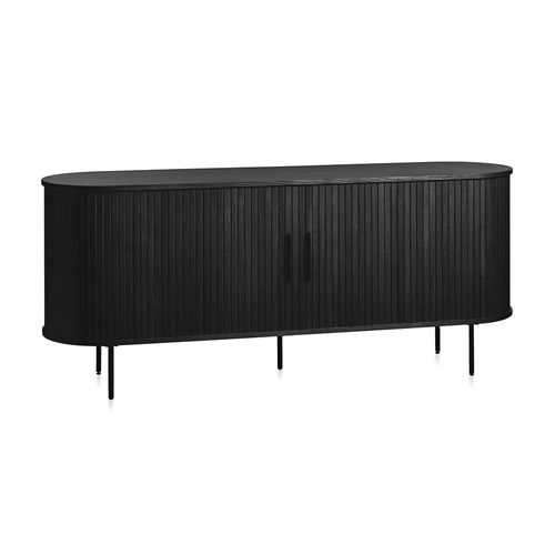 Buffet Bois Noir Alba 180x45cm