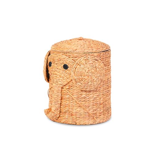 Panier Elephant Jacinthe D'eau Naturel