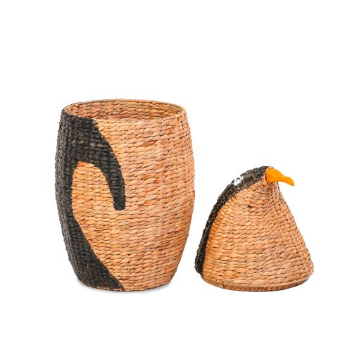 Panier à Linge Manchot Jacinthe D'eau