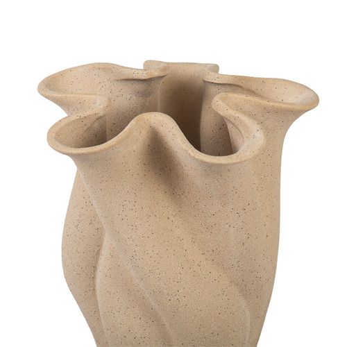 Vase - Céramique Grège - Fiore - 20x19x24 Cm