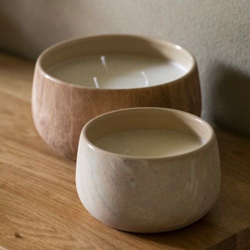 Bougie - Céramique Beige - Ester