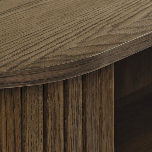 Buffet Haut 2 Portes - Bois Foncé - Alba