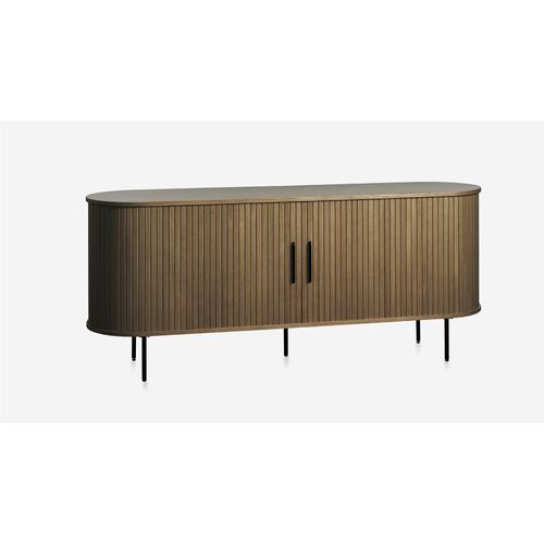 Buffet 2 Portes 180 Cm - Bois Foncé - Alba