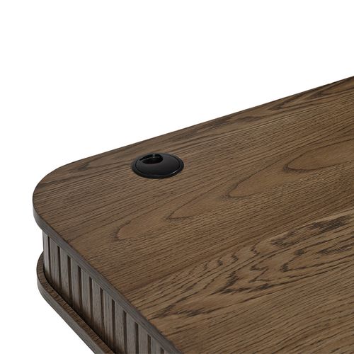 Bureau 2 Portes 120 Cm - Bois Foncé - Alba