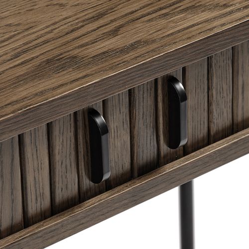 Bureau 2 Portes 120 Cm - Bois Foncé - Alba