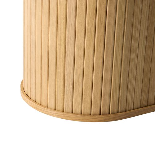 Table à Manger Ovale 180 Cm - Bois Naturel - Alba