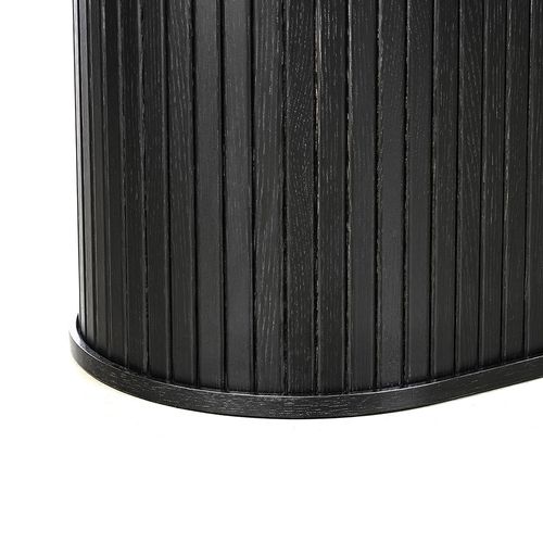 Table à Manger Ovale 180 Cm - Bois Noir - Alba