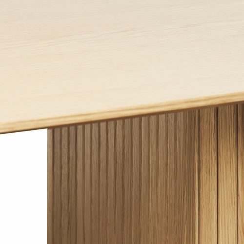Table à Manger 190 Cm - Bois Naturel - Alba