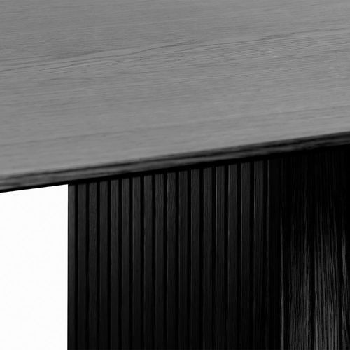 Table à Manger 190 Cm - Bois Noir - Alba