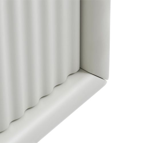 Table Basse 1 Tiroir 1 Niche 120 Cm - Bois Strié - Mirano