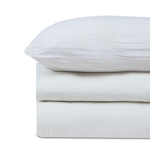 Parure De Lit 140 Cm Gaze De Coton Écrue