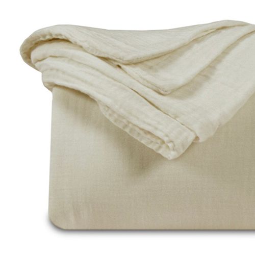 Housse De Couette Gaze De Coton Sable 140x200 Cm