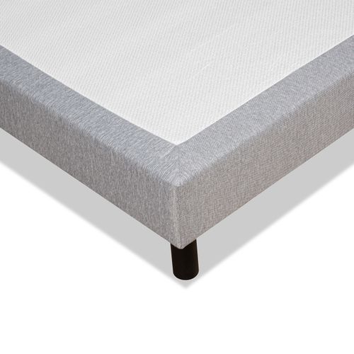 Sommier Tapissier En Kit Gris Clémence 90x190 Cm