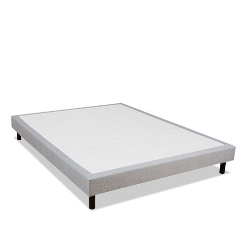 Sommier Tapissier En Kit Gris Clémence 90x190 Cm