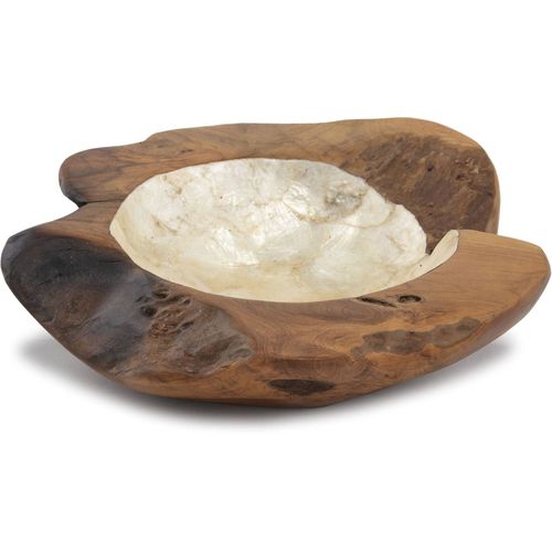 Bowl 30x30x10 Bois Naturel/nacre
