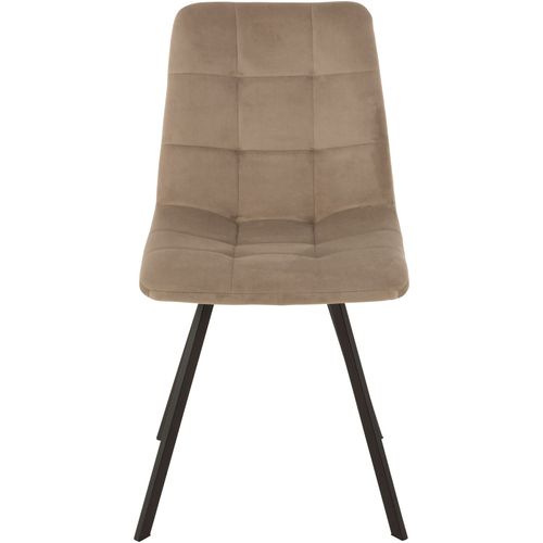 Chaise Gris Polyester 45x54x86cm