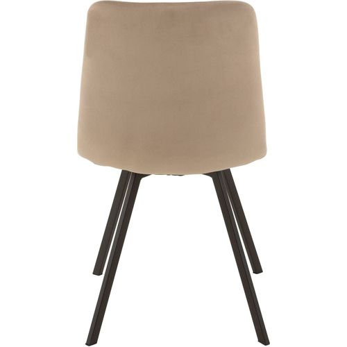 Chaise Gris Polyester 45x54x86cm