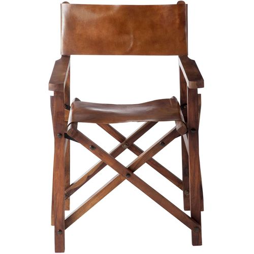 Fauteuil Marron Bois 57x59,5x90cm