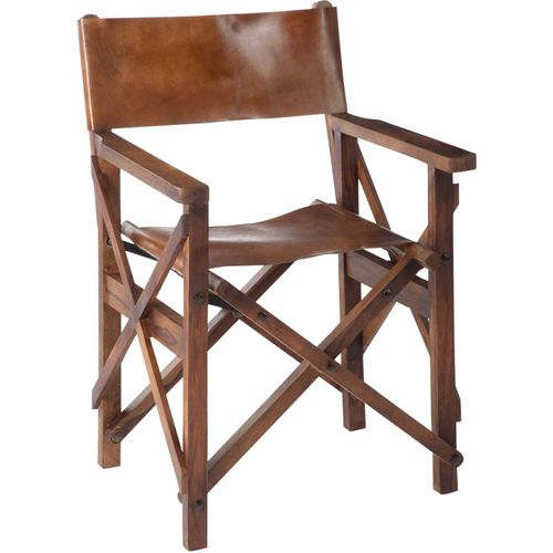 Fauteuil Marron Bois 57x59,5x90cm
