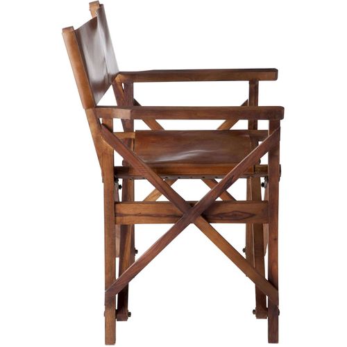 Fauteuil Marron Bois 57x59,5x90cm