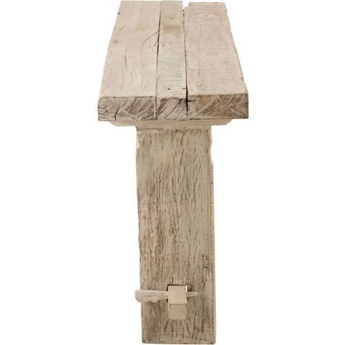 Console Blanc Bois 150x37x77cm