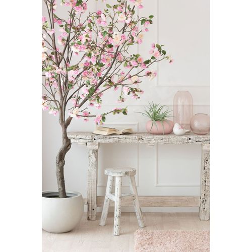 Console Blanc Bois 150x37x77cm