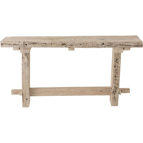 Console Blanc Bois 150x37x77cm