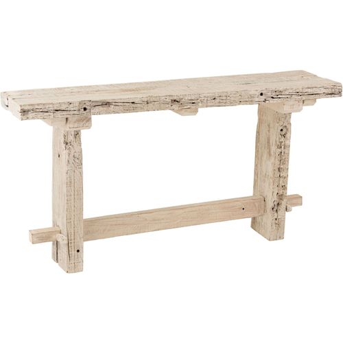 Console Blanc Bois 150x37x77cm