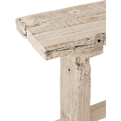 Console Blanc Bois 150x37x77cm