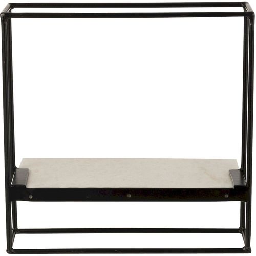 Etagère Blanc Marbre 15,5x35x35cm