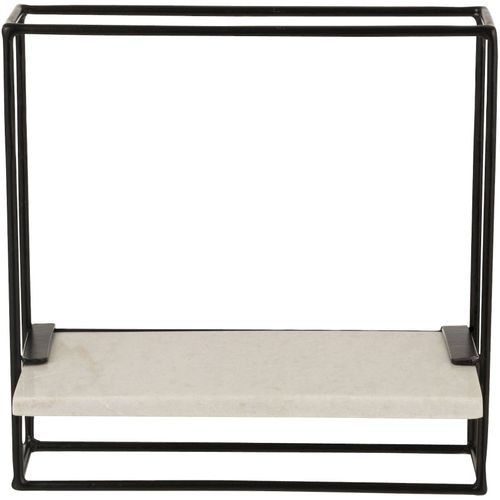 Etagère Blanc Marbre 15,5x35x35cm
