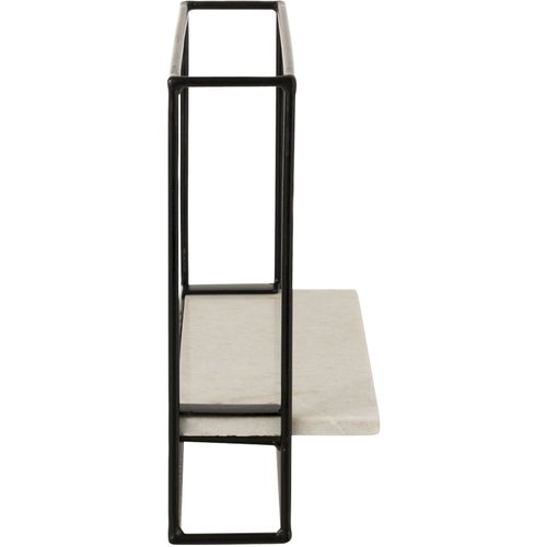 Etagère Blanc Marbre 15,5x35x35cm