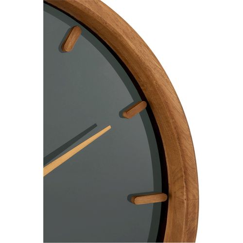 Horloge Murale Marron Verre 40x5x40cm