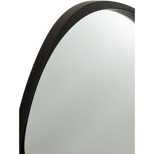 Miroir Mural Noir Bois 77x6,8x71cm