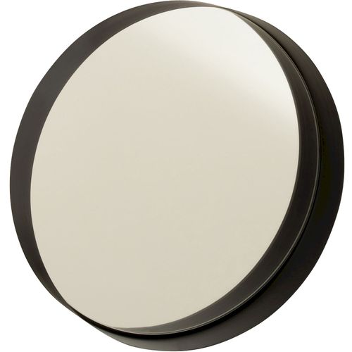 Miroir Mural Noir Fer 30x5x30cm