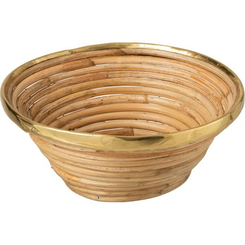 Panier Bois Clair Rotin 28,5x28,5x12,5cm