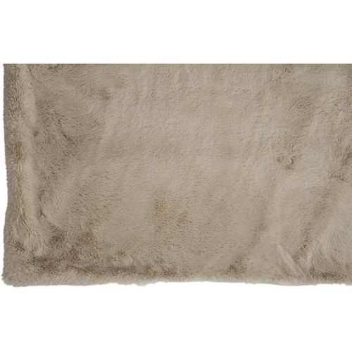 Plaid Beige Polyester 180x130x3cm