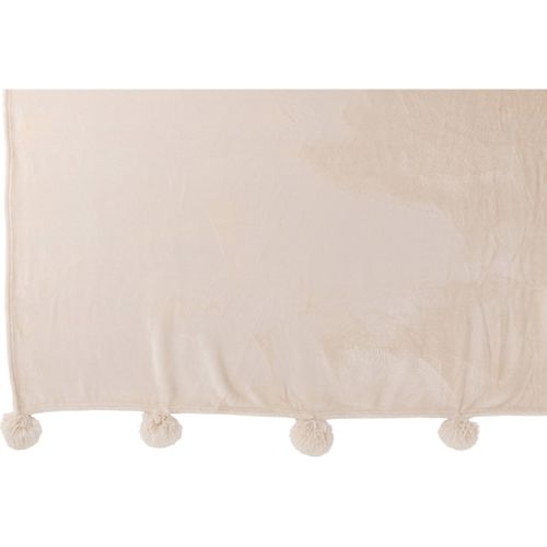 Plaid Beige Polyester 173x126x1cm