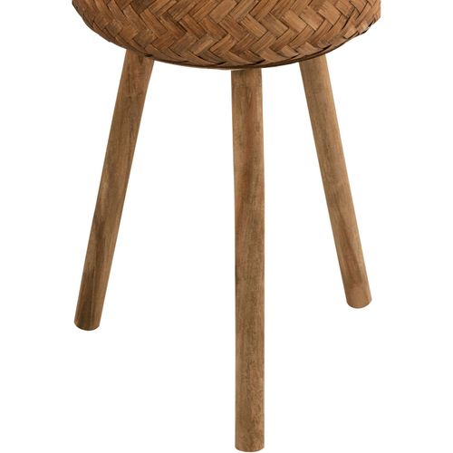 Cache-pot (x3) Bois Clair Bambou 37x37x75cm