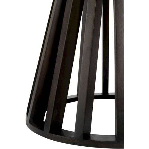 Table Noir Bois 110x110x76cm