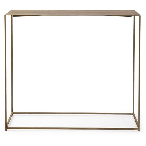 Console 100x33x90 Métal Doré Antique