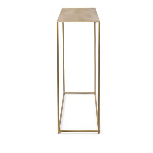 Console 100x33x90 Métal Doré Antique