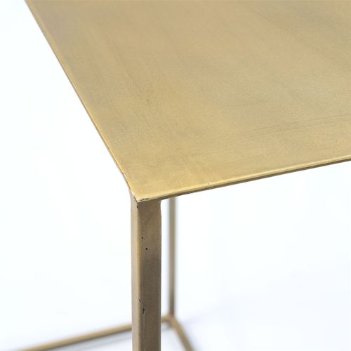 Console 100x33x90 Métal Doré Antique