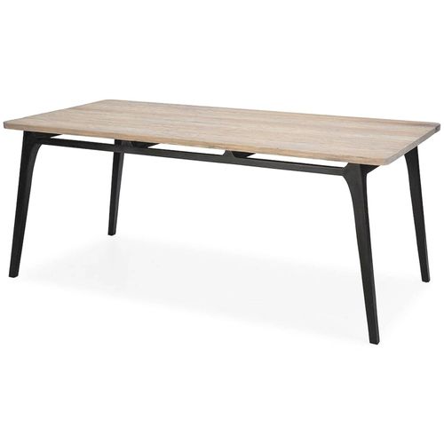 Table à Manger Bois Noir 150x80x76cm