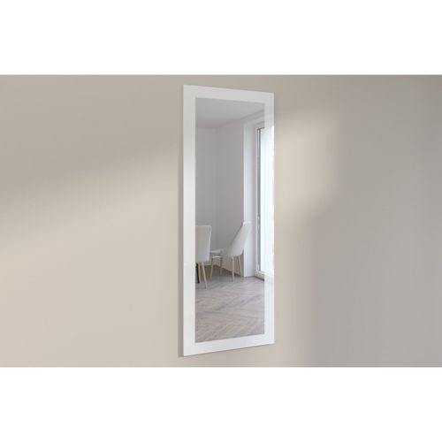 Miroir Bois Blanc Et Doré 54,1x1,8x160cm