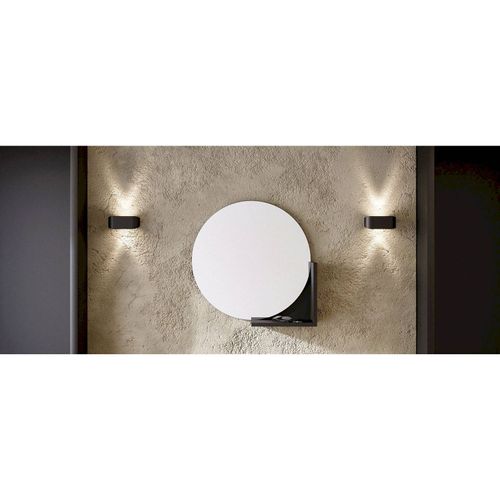 Miroir Bois Noir 61,8x12x61,8cm