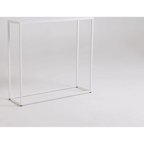 Console Métal Blanc 100x30x92cm