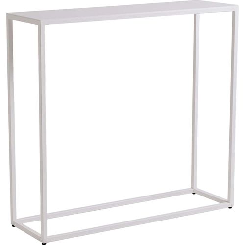Console Métal Blanc 100x30x92cm